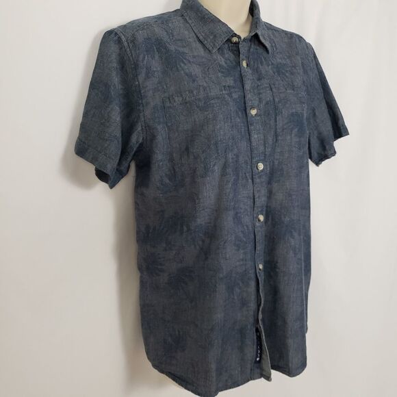 Lucky Brand Button Blouse Size XL Cotton Pockets - Picture 3 of 7